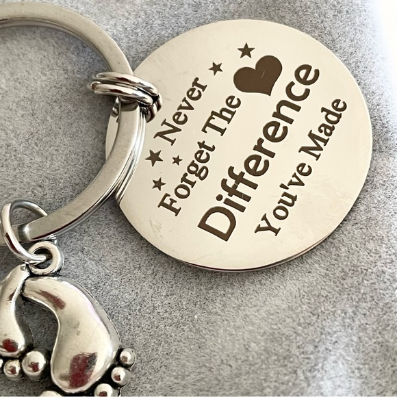 5 for $25! Midwife or L&D Nurse Thank-You Keychain Gift - Picture 5 of 9